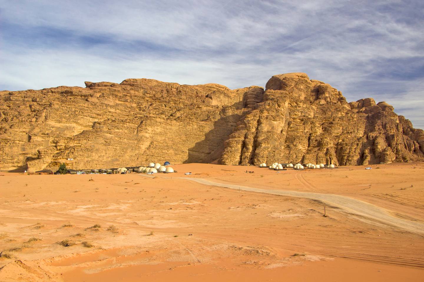 Reiseziel Naher Osten Jordanien, Zelte in Wadi Rum Reiseziel Naher Osten Jordanien, Zelte in Wadi Rum