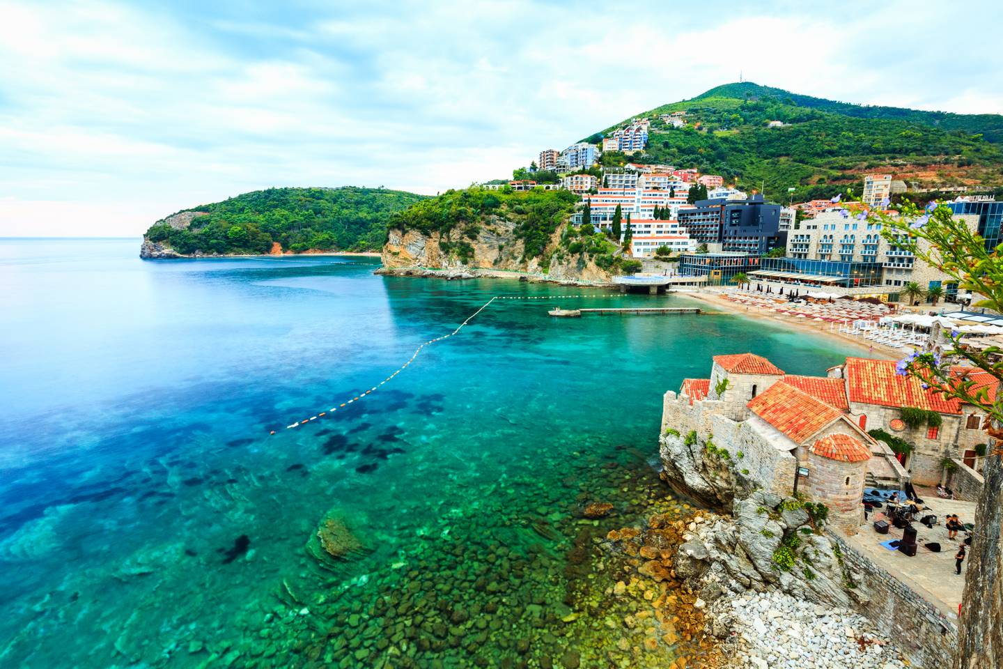 Reiseziel Europa, Montenegro, Blick auf Budva Reiseziel Europa, Montenegro, Blick auf Budva