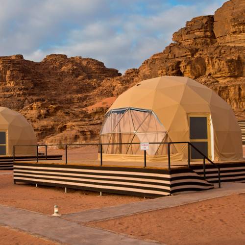 Bubble Tent in Wadi Rum