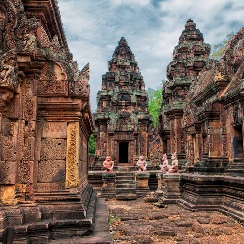 Kambodscha Banteay Srei Tempel
