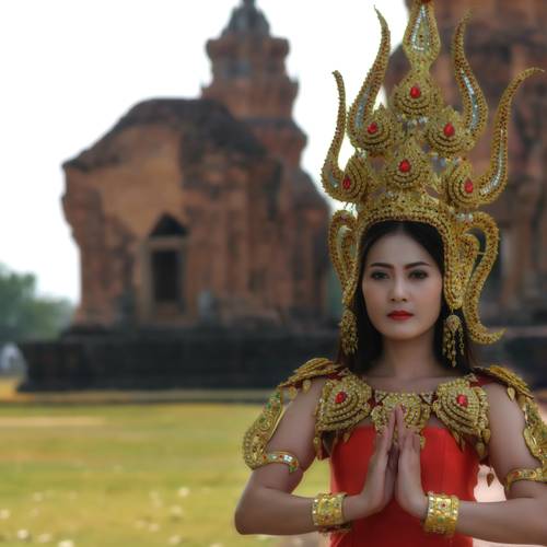Apsara Tänzerin