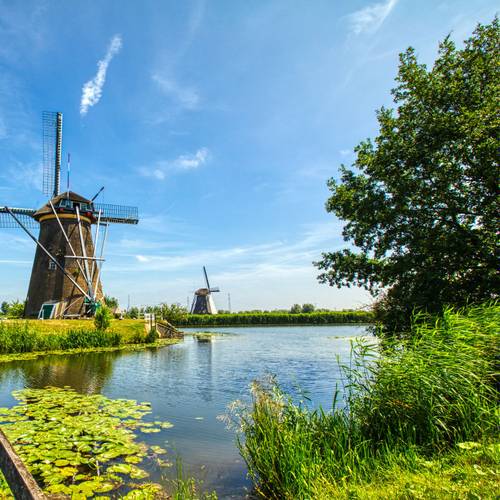 Kinderdijk in Holland