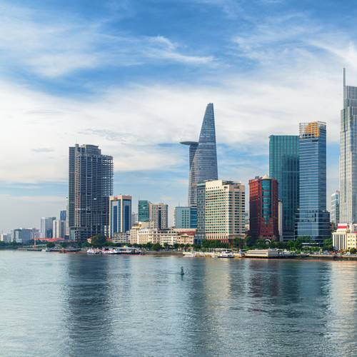 Ho Chi Minh Stadt Skyline