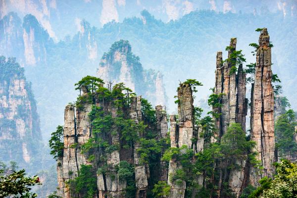 China, Zhangjiajie Nationalpark China, Zhangjiajie Nationalpark