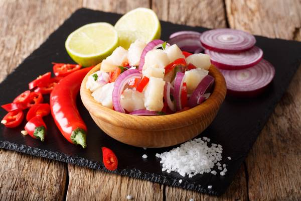 Reiseziel Südamerika Ecuador, Ceviche Reiseziel Südamerika Ecuador, Ceviche