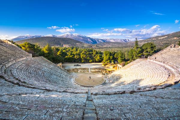 Reiseziel Europa, Griechenland, Theater von Epidaurus Reiseziel Europa, Griechenland, Theater-von-Epidaurus