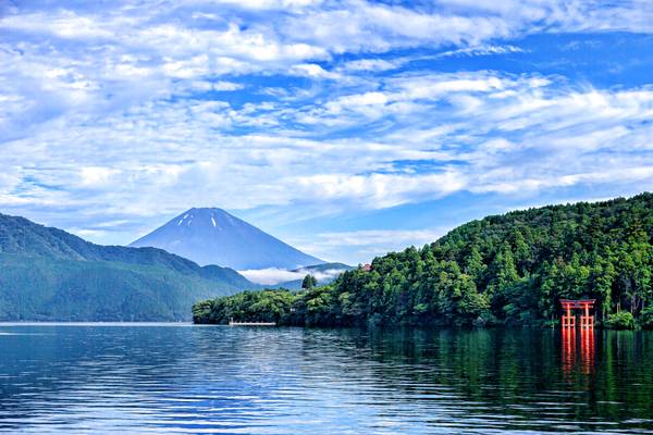 Reiseziel Asien Japan, Ashinoko-See Reiseziel Asien Japan, Ashinoko-See