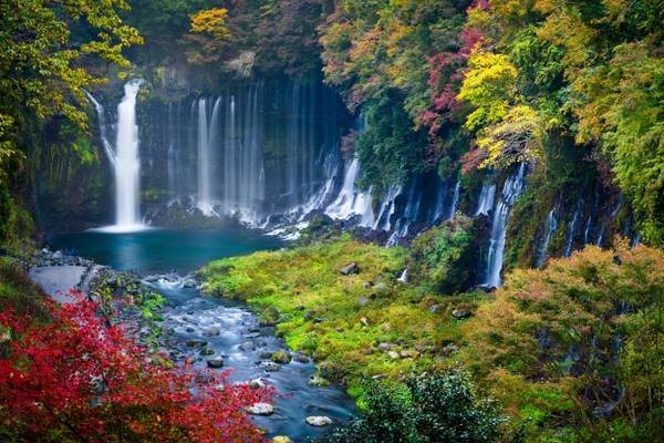 Reiseziel Asien Japan, ShiratioWasserfälle Reiseziel Asien Japan, ShiratioWasserfälle
