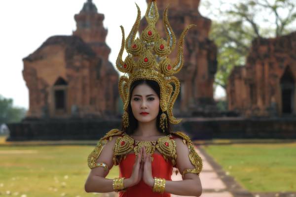 Reiseziel Asien Kambodscha, Apsara Tänzerin Reiseziel Asien Kambodscha, Apsara Tänzerin