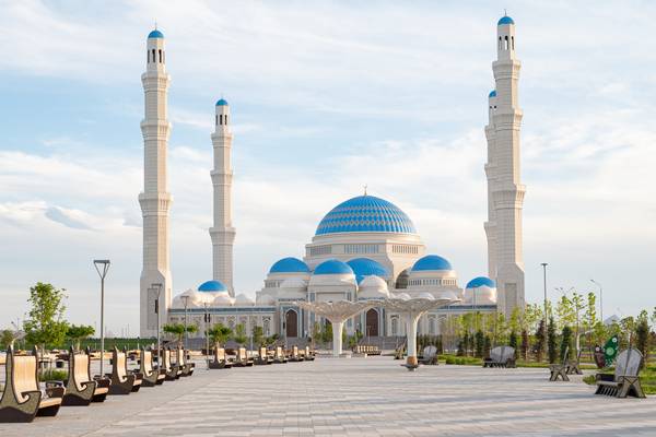 Reiseziel Zentralasien, Kasachstan, Astana, Moschee Reiseziel Zentralasien, Kasachstan, Astana, Moschee