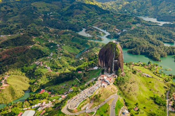 Reiseziel Südamerika, Kolumbien, Guatape Reiseziel Südamerika, Kolumbien, Guatape
