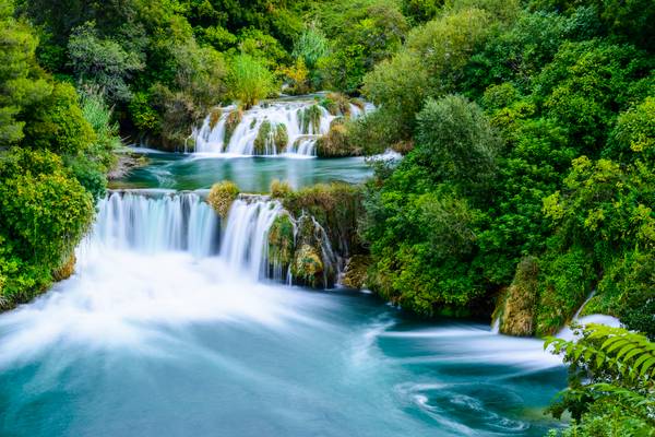 Reiseziel Europa, Kroatien, Krka Wasserfall