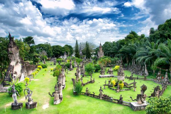 Reiseziel Asien Laos, Buddha Park Vientiane Reiseziel Asien Laos, Buddha Park Vientiane