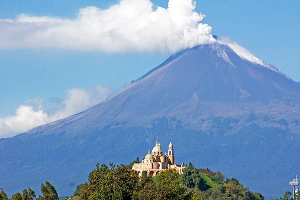Reiseziel Amerika, Mexiko, Popocatepetl Cholula Reiseziel Amerika, Mexiko, Popocatepetl Cholula