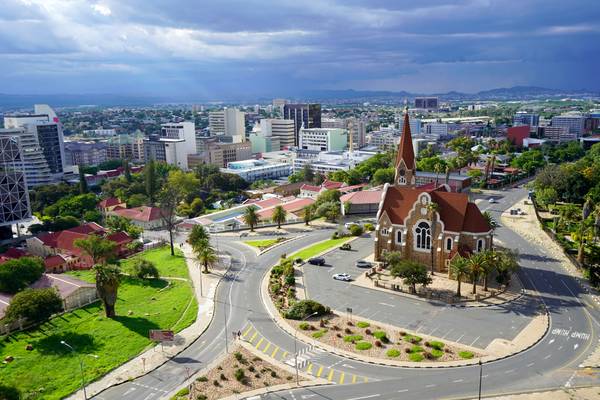 Reiseziel Afrika, Namibia, Blick auf Windhoek Reiseziel Afrika, Namibia, Blick auf Windhoek