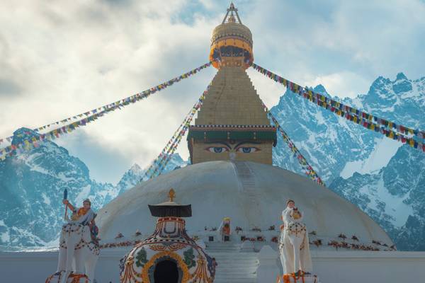 Reiseziel Asien Nepal, Kathmandu, Bodnath Stupa Reiseziel Asien Nepal, Kathmandu, Bodnath Stupa