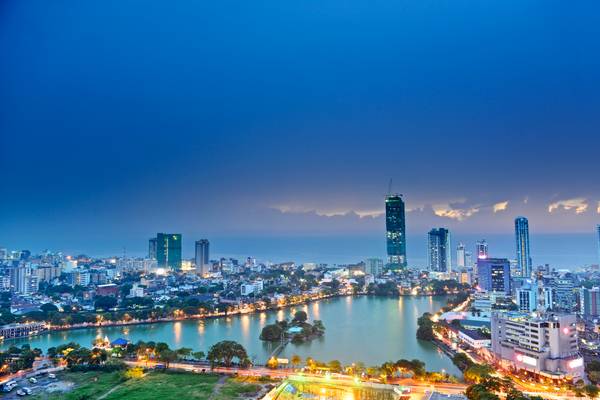 Reiseziel Asien Sri Lanka, Colombo Skyline Reiseziel Asien Sri Lanka, Colombo Skyline