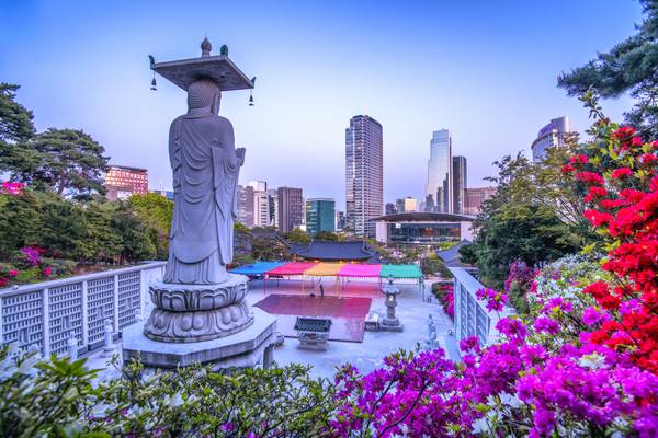 Reiseziel Asien Südkorea, Seoul im Frühling Reiseziel Asien Südkorea, Seoul im Frühling