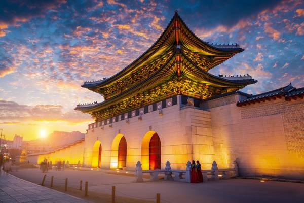 Reiseziel Asien Südkorea, Seoul, Gyeongbokgung Palast Reiseziel Asien Südkorea, Seoul, Gyeongbokgung Palast