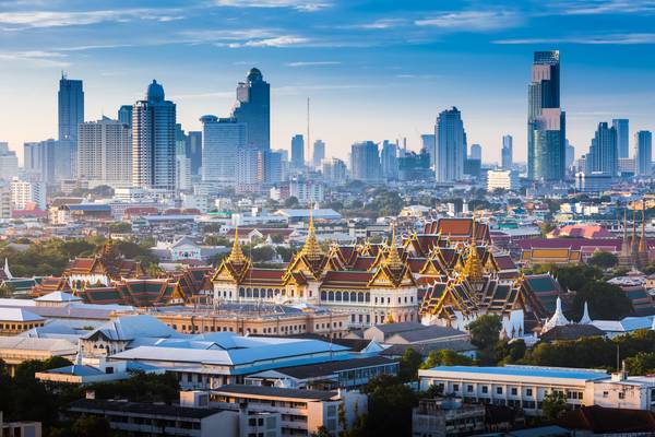 Reiseziel Asien Thailand, Blick auf Bangkok Reiseziel Asien Thailand, Blick auf Bangkok