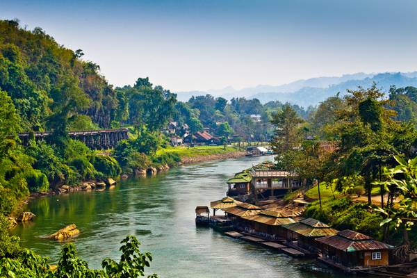 Reiseziel Asien Thailand, River Kwai Reiseziel Asien Thailand, River Kwai