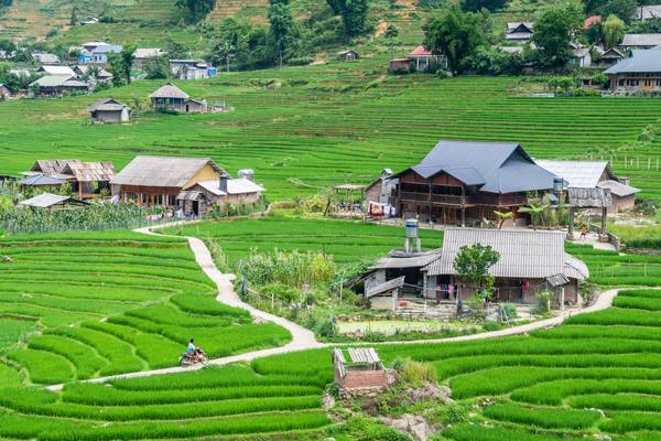 Reiseziel Asien Vietnam, Landschaft bei Sapa Reiseziel Asien Vietnam, Landschaft bei Sapa