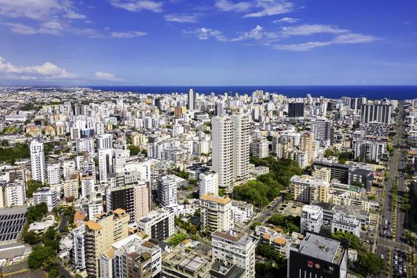 Dominikanische Republik, Santo Domingo, Skyline