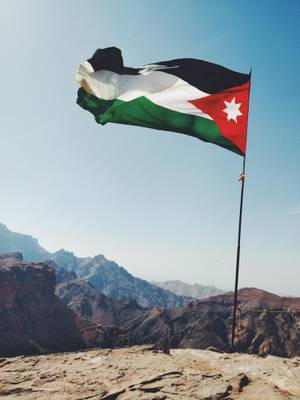Jordanien, Flagge