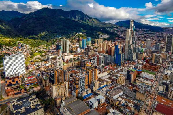 Kolumbien, Bogota, Stadtansicht