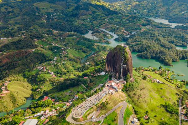 Kolumbien, Guatape, Piedra del Penol