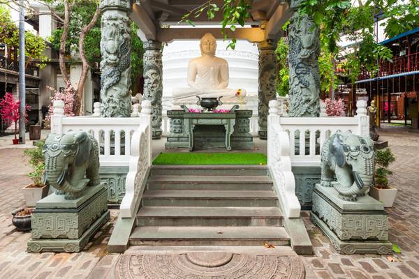 Sri Lanka, Colombo, Gangaramaya-Tempel