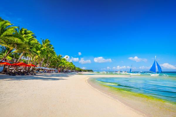 Philippinen, Boracay, Strand