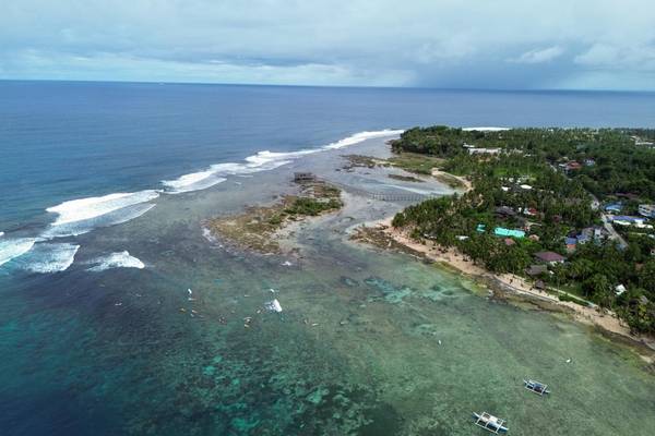 Philippinen, Siargao, Surfspot cloud nine
