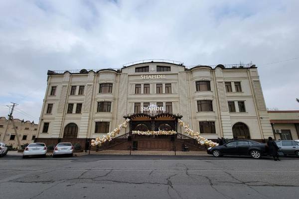 Usbekistan, Samarkand, Shahdil Hotel, Aussenansicht