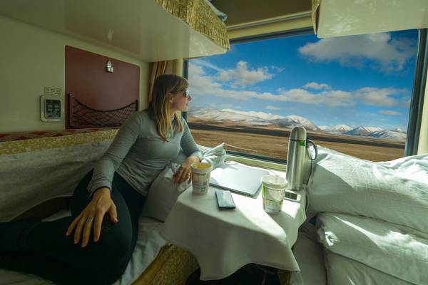 China, in der Tibet Bahn