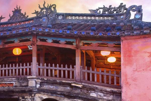 Japanische Brücke in Hoi An