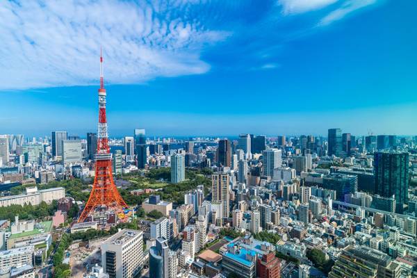 Japan, Tokio Skyline