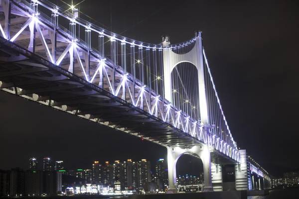 Südkorea, Busan, Gwangan-Brücke