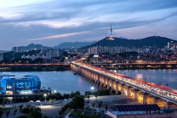 Südkorea, Seoul, nachts