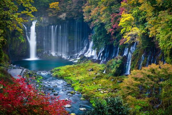 Japan, Shiraito-Wasserfälle