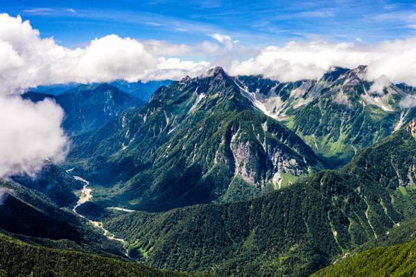 Japan, Berge bei Nagano