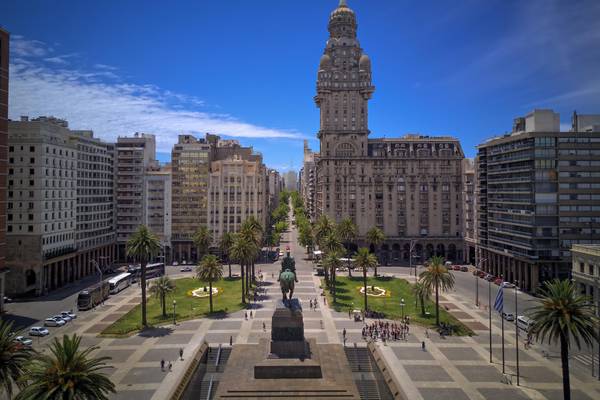 Uruguay, Montevideo, Unabhängigkeitsplatz