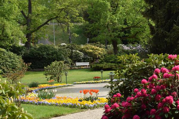 Deutschland, Bad Brambach, Kurpark