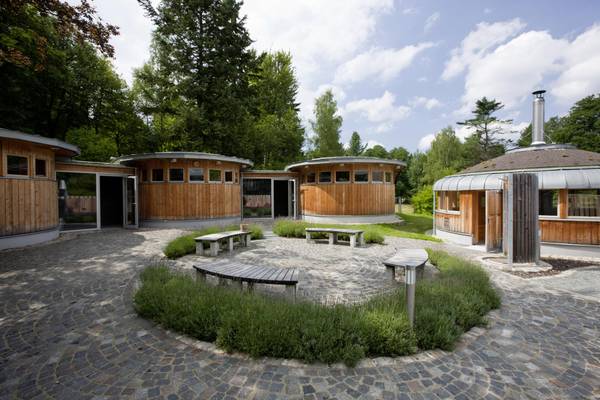 Deutschland, Bad Brambach, Saunadorf