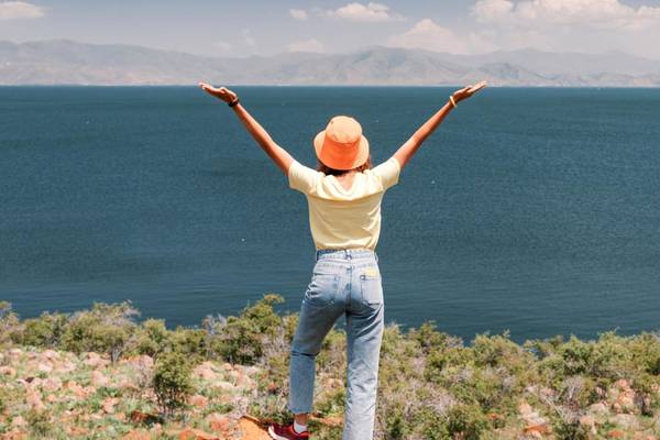 Armenien, Blick über den Sevan See