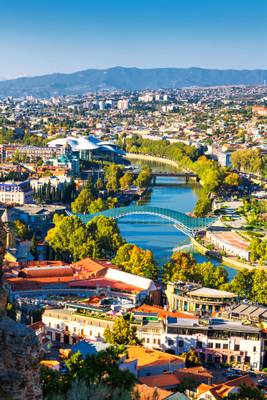Georgien, Tiflis, Skyline