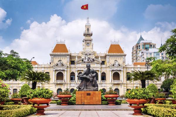 Vietnam, Ho-Chi-Minh, Rathaus