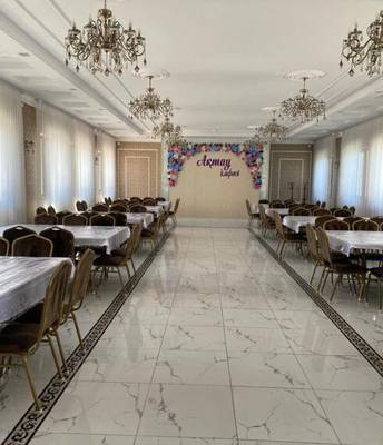 Kasachstan,Altyn Emel Nationalpark, Gästehaus Basshy,dining room