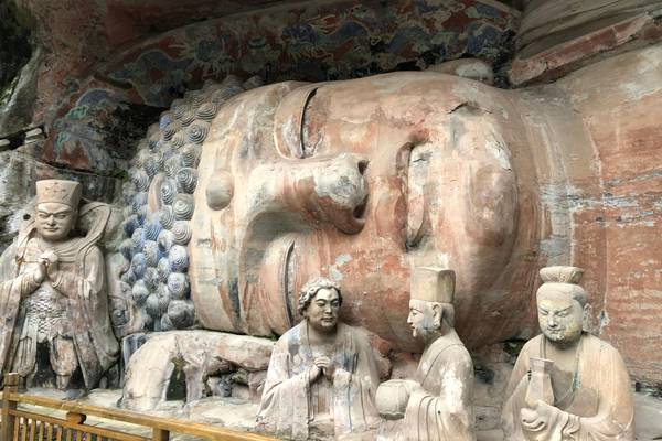 China, Chongqing, Dazu-Felsenrelief