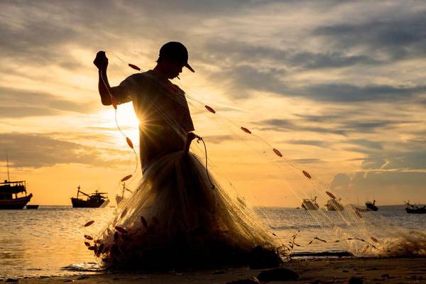 Vietnam, Phan Thiet, Fischer